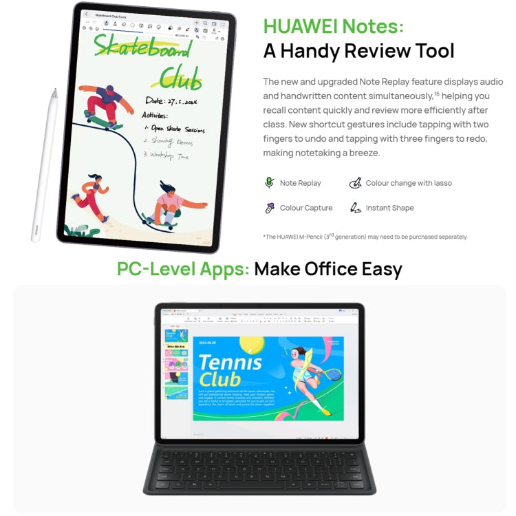 HUAWEI MatePad 11.5S PaperMatte Edition WIFI, 8GB+256GB, HarmonyOS 4.2 Hisilicon Kirin 9000WL, Not Support Google Play(Blue)