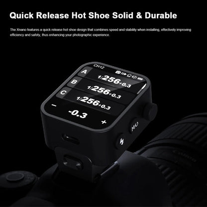 Godox X3 TTL Wireless Flash Trigger Touch Screen Flash Transmitter For Olympus / Panasonic(Black)