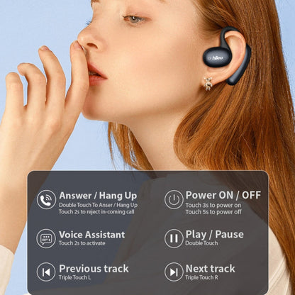 Hileo Hi96 TWS Touch Control IPX5 Waterproof Wireless Earphone(Gold)