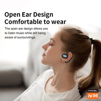 Hileo Hi96 TWS Touch Control IPX5 Waterproof Wireless Earphone(Black)