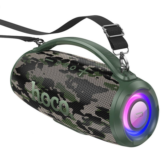 hoco HA4 Surge Outdoor Bluetooth 5.3 Speaker Support TWS / FM(Camouflage Green)