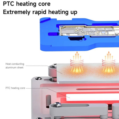 Mechanic Heat Air Intelligent Motherboard Layered Desoldering Station For iPhone X-15 Series, EU Plug