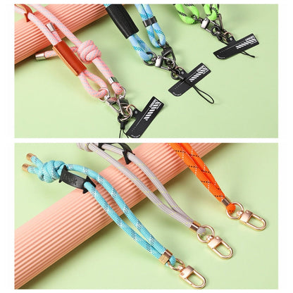 ROCK Multifunctional Luminous Phone Crossbody Lanyard Wrist Lanyard(Fluorescent Blue)