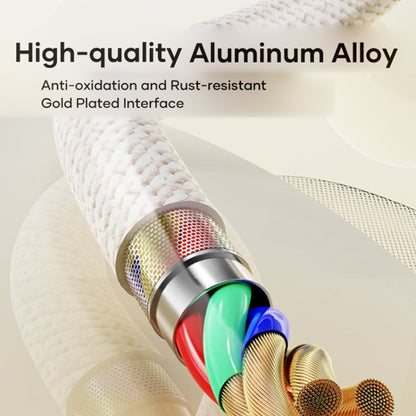 ROCK Z20 60W USB-C / Type-C to USB-C / Type-C Fast Charging Data Cable, Length:1m(Grey White)