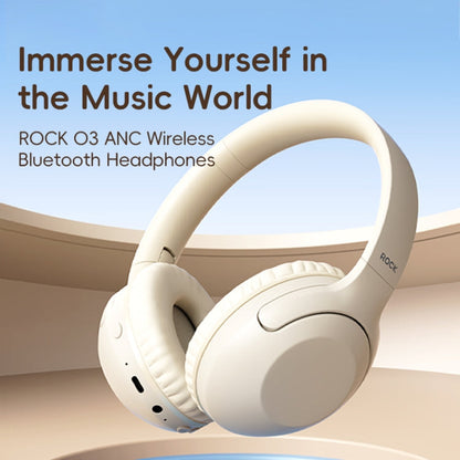 ROCK O3 Head-mounted Noise Reduction Bluetooth Headset(Black)