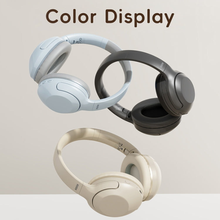 ROCK O3 Head-mounted Noise Reduction Bluetooth Headset(Black)