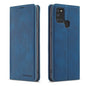For Samsung Galaxy A21s Forwenw Dream Series Oil Edge Strong Magnetism Horizontal Flip Leather Case with Holder & Card Slots & Wallet & Photo Frame(Blue)