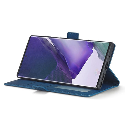 For Samsung Galaxy Note20 Ultra Forwenw Dream Series Oil Edge Strong Magnetism Horizontal Flip Leather Case with Holder & Card Slots & Wallet & Photo Frame(Blue)