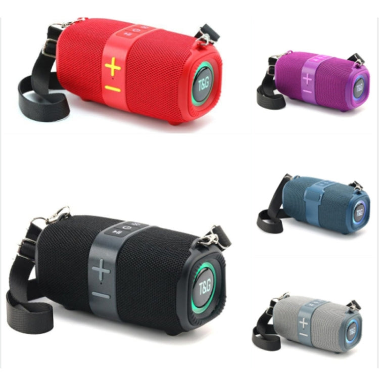 T&G TG667 Outdoor Portable TWS Wireless Bluetooth Speaker(Black)