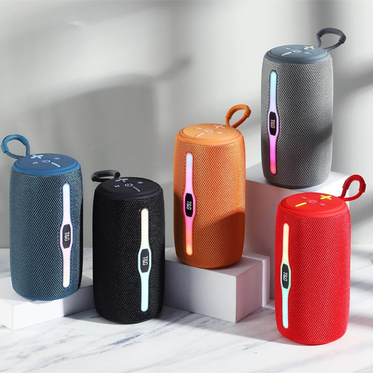 T&G TG675 Music Pulse Wireless Bluetooth Speaker with LED Light(Orange)