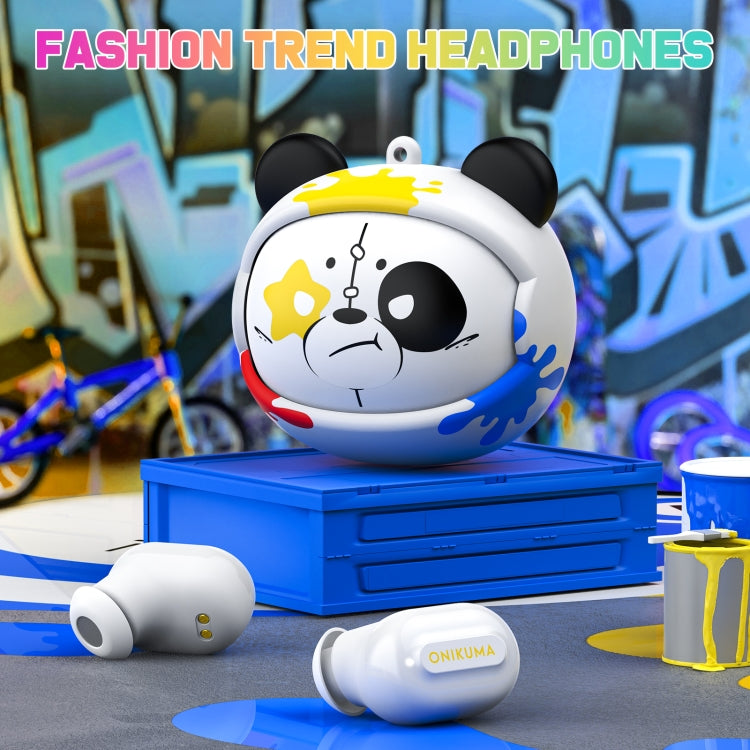 ONIKUMA T20 TWS Gaming Wireless Bluetooth Earphone(White)