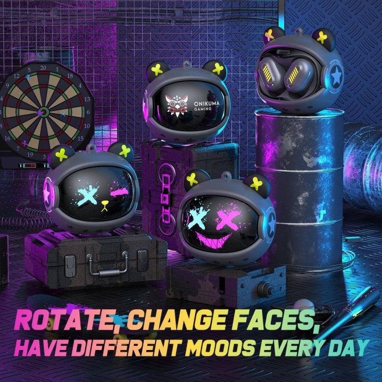 ONIKUMA T20 TWS Gaming Wireless Bluetooth Earphone(Grey)