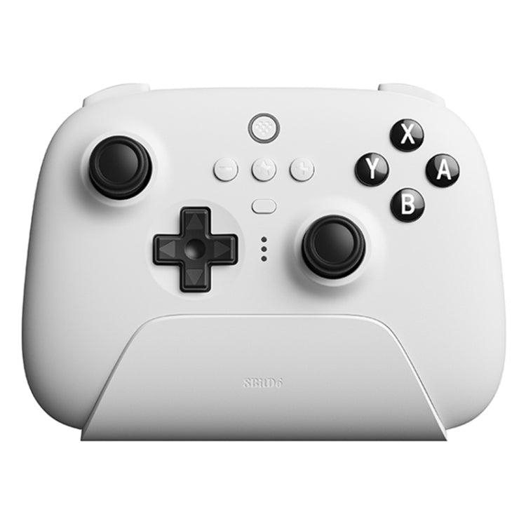 Manette de jeu Bluetooth sans fil 8BitDo Orion NS Version avec station de chargement (blanche)