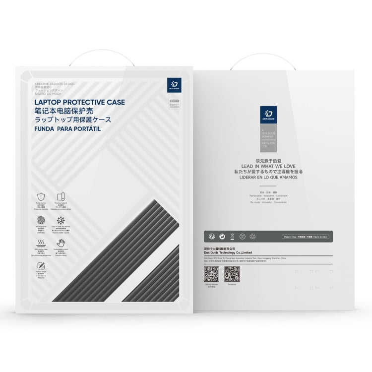 For MacBook Pro 14 2021/2023 A2442 DUX DUCIS LCGH Laptop Frosted Protective Case(Black)