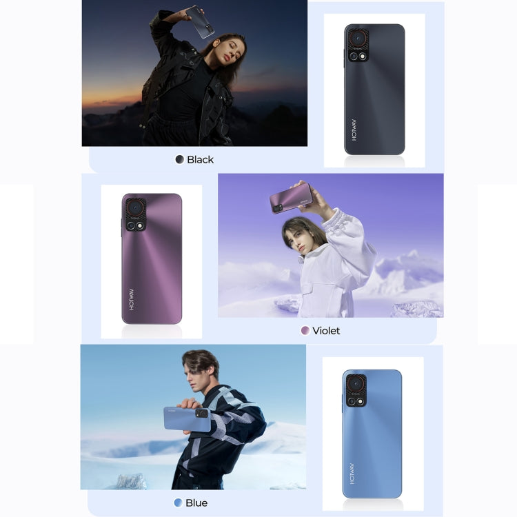 [HK Warehouse] HOTWAV Note 13, 4GB+128GB, Side Fingerprint Identification, 6.6 inch Android 13 T606 Octa Core up to 1.6GHz, Network: 4G, OTG(Violet)