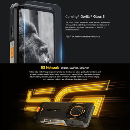 [HK Warehouse] Ulefone Armor 26 Ultra Rugged Phone, 12GB+512GB, 6.78 inch Android 13 MediaTek Dimensity 8020 Octa Core, Network: 5G, NFC(Black)