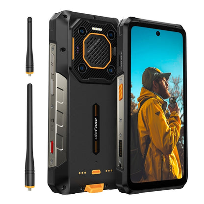 [HK Warehouse] Ulefone Armor 26 Ultra Walkie-Talkie Version Rugged Phone, 12GB+512GB, 6.78 inch Android 13 MediaTek Dimensity 8020 Octa Core, Network: 5G, NFC(Black)