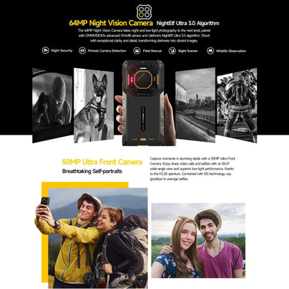[HK Warehouse] Ulefone Armor 26 Ultra Walkie-Talkie Version Rugged Phone, 12GB+512GB, 6.78 inch Android 13 MediaTek Dimensity 8020 Octa Core, Network: 5G, NFC(Black)