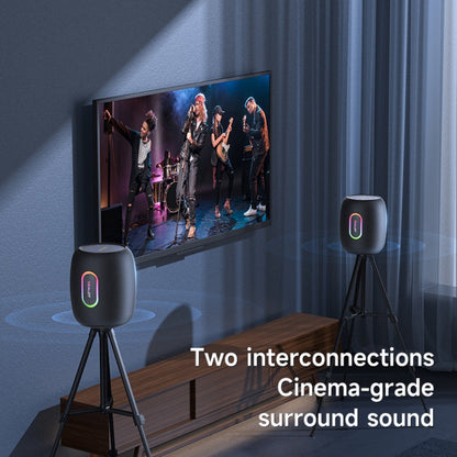Zealot S64 Shocking Sound Super Subwoofer Bluetooth Speaker with RGB Light(Black)