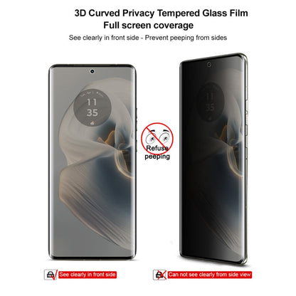 For Motorola Edge 50 Fusion imak 3D Curved HD Full Screen Anti-spy Tempered Glass Protective Film
