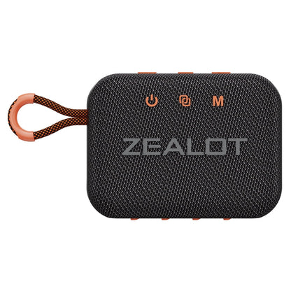 Zealot S75 Portable Outdoor IPX6 Waterproof Bluetooth Speaker(Black)