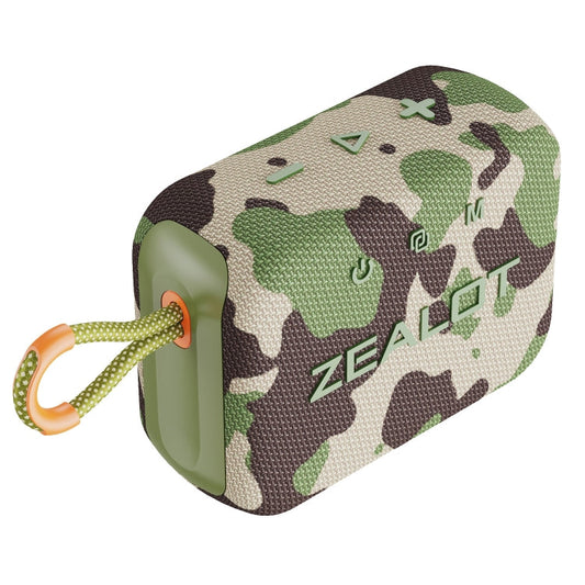 Enceinte Bluetooth extérieure portable étanche IPX6 Zealot S75 (Camouflage)