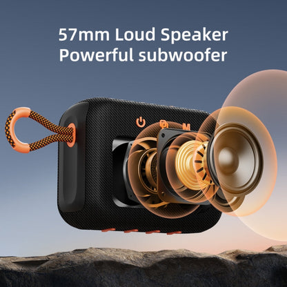 Zealot S75 Portable Outdoor IPX6 Waterproof Bluetooth Speaker(Black)