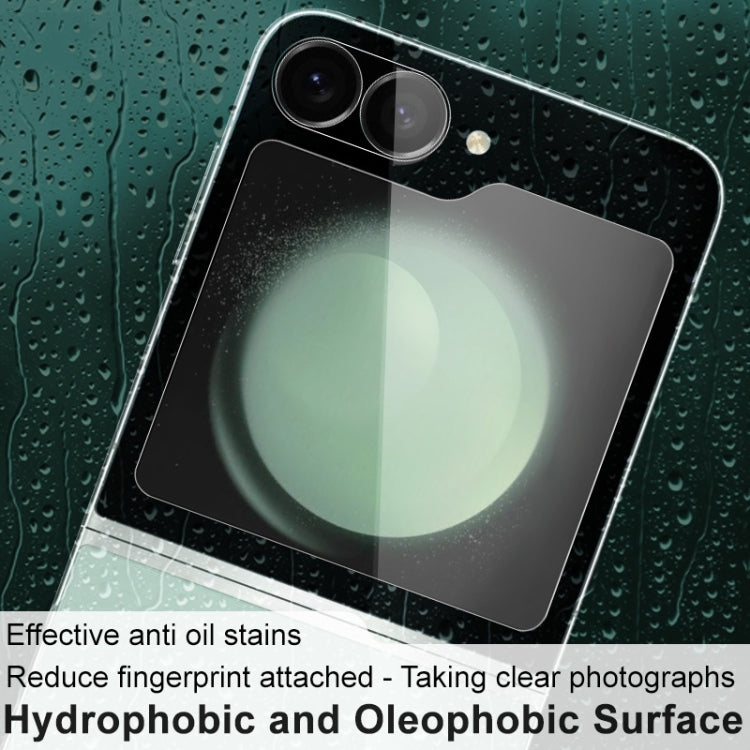 For Samsung Galaxy Z Flip6 1 Sets imak Integrated Lens Film + Glass Rear Screen Sticker