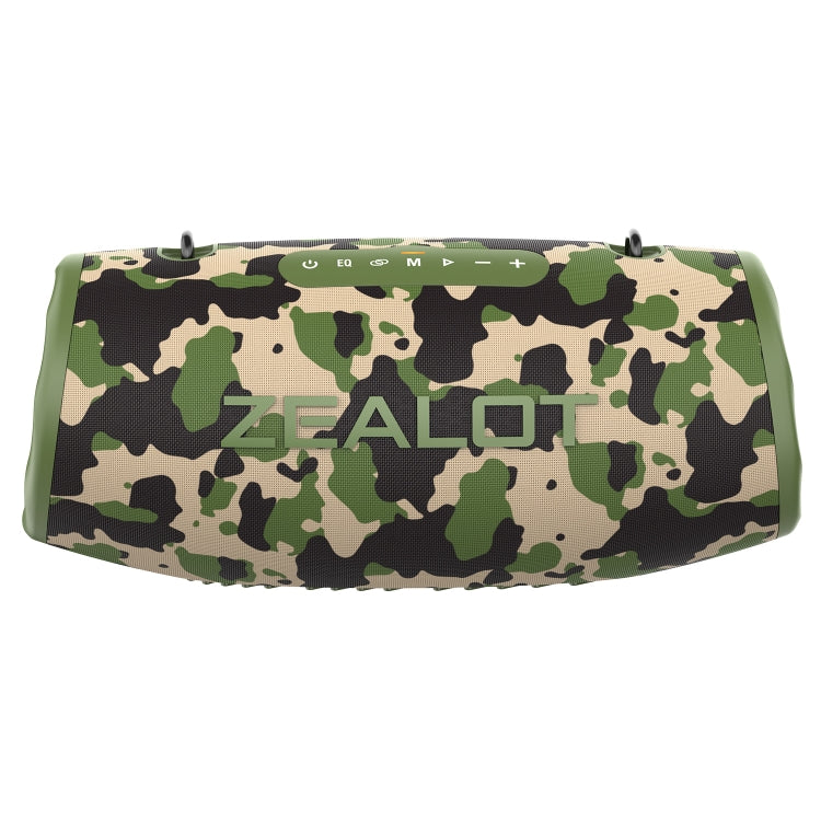 Zealot S87 80W Portable Outdoor Bluetooth Speaker with RGB Light(Camouflage)