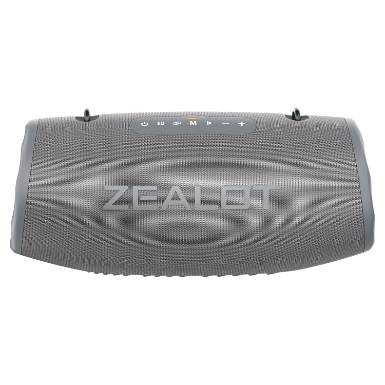 Zealot S87 80W Portable Outdoor Bluetooth Speaker with RGB Light(Grey)