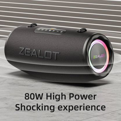 Zealot S87 80W Portable Outdoor Bluetooth Speaker with RGB Light(Camouflage)