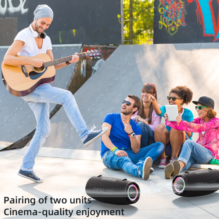 Zealot S87 80W Portable Outdoor Bluetooth Speaker with RGB Light(Camouflage)