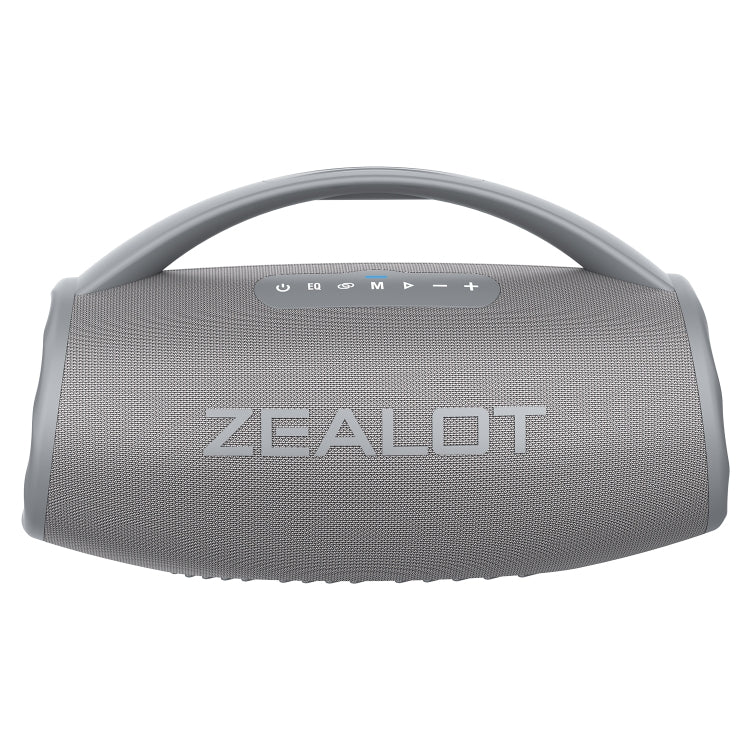 Zealot S97 80W Outdoor Portable RGB Light Bluetooth Speaker(Grey)