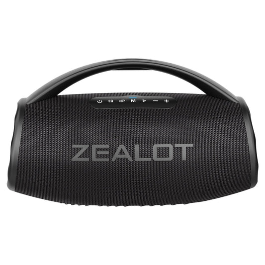 Enceinte Bluetooth portable d'extérieur Zealot S97 80W à lumière RGB (Noir)