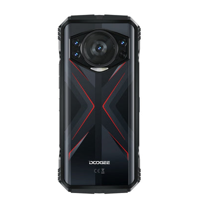 [HK Warehouse] DOOGEE S118 Rugged Phone, 8GB+512GB, 6.58 inch Android 14 MediaTek Helio G99 Octa Core, Network: 4G, OTG, NFC(Black Red)