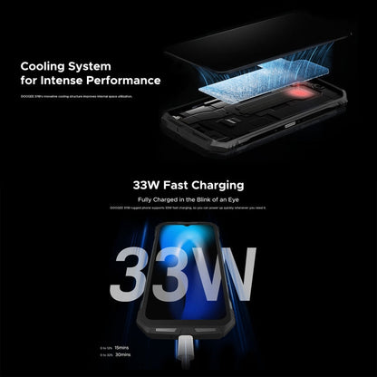 [HK Warehouse] DOOGEE S118 Rugged Phone, 8GB+512GB, 6.58 inch Android 14 MediaTek Helio G99 Octa Core, Network: 4G, OTG, NFC(Black Red)