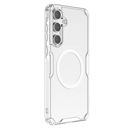For Samsung Galaxy A55 NILLKIN Ultra Clear Magnetic PC + TPU Phone Case(Transparent)