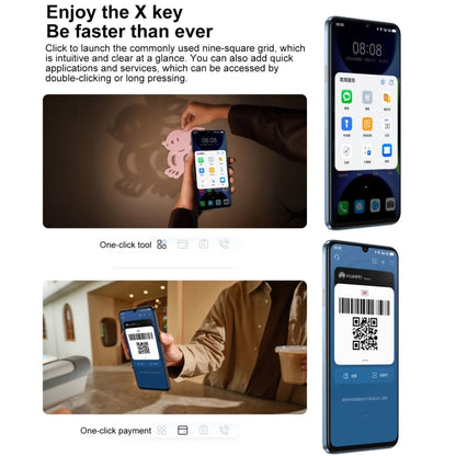 HUAWEI Enjoy 70S, 8GB+256GB, Side Fingerprint Identification, 6.75 inch HarmonyOS 4.2 Octa Core 2.4GHz, Network: 4G, Not Support Google Play(Black)