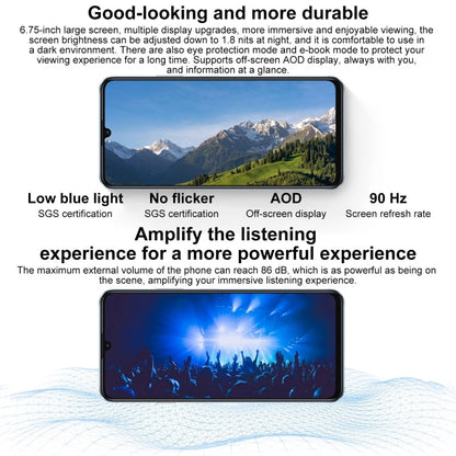 HUAWEI Enjoy 70S, 8GB+256GB, Side Fingerprint Identification, 6.75 inch HarmonyOS 4.2 Octa Core 2.4GHz, Network: 4G, Not Support Google Play(Black)