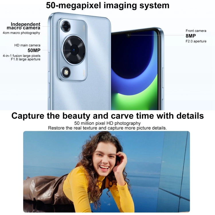 HUAWEI Enjoy 70S, 8GB+128GB, Side Fingerprint Identification, 6.75 inch HarmonyOS 4.2 Octa Core 2.4GHz, Network: 4G, Not Support Google Play(Black)