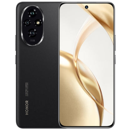 Honor 200, 16 Go+512 Go, identification par empreinte digitale sur écran, MagicOS 8.0 Snapdragon 7 Gen 3 Octa Core de 6,7 pouces, réseau : 5G, NFC, OTG (Noir)