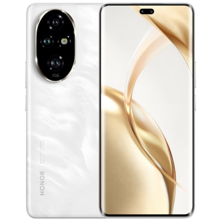 Honor 200 Pro, 16GB+512GB, Screen Fingerprint Identification, 6.78 inch MagicOS 8.0 Snapdragon 8s Gen 3 Octa Core, Network: 5G, NFC, OTG(Silver White)