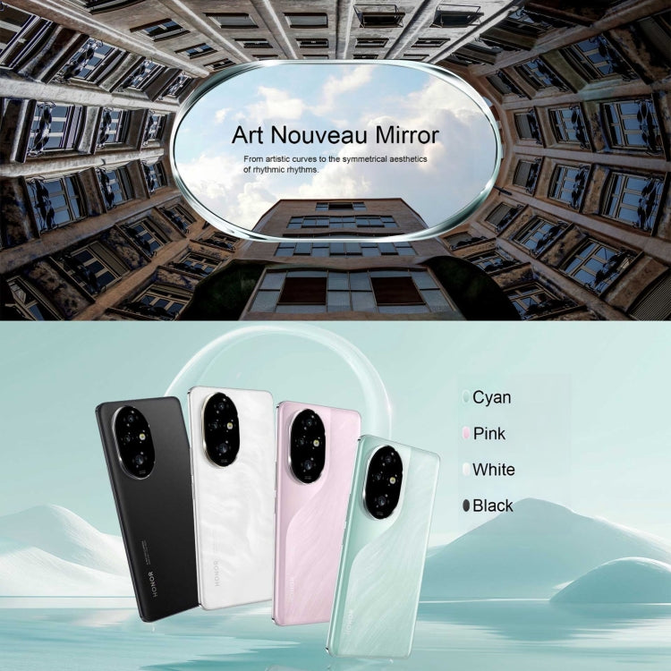 Honor 200 Pro, 12GB+512GB, Screen Fingerprint Identification, 6.78 inch MagicOS 8.0 Snapdragon 8s Gen 3 Octa Core, Network: 5G, NFC, OTG(Black)