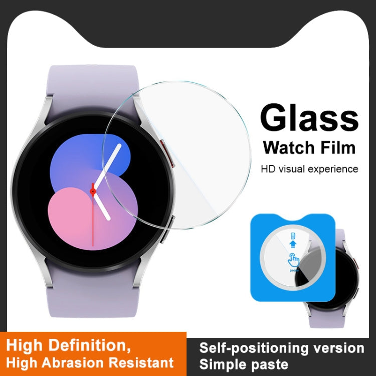 For Samsung Galaxy Watch5 40mm IMAK Tempered Glass Watch Protective Film Self-contained Positioning Version