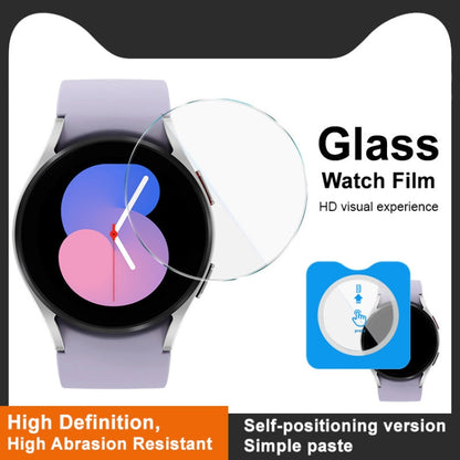 For Samsung Galaxy Watch5 40mm IMAK Tempered Glass Watch Protective Film Self-contained Positioning Version