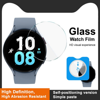 For Samsung Galaxy Watch5 44mm IMAK Tempered Glass Watch Protective Film Self-contained Positioning Version