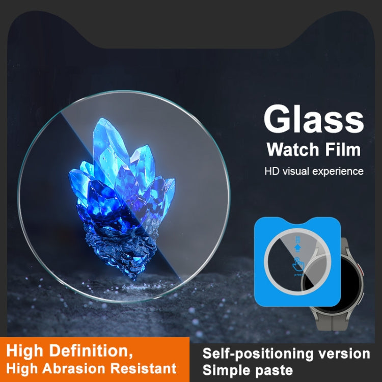 For Samsung Galaxy Watch5 Pro 45mm IMAK Tempered Glass Watch Protective Film Self-contained Positioning Version