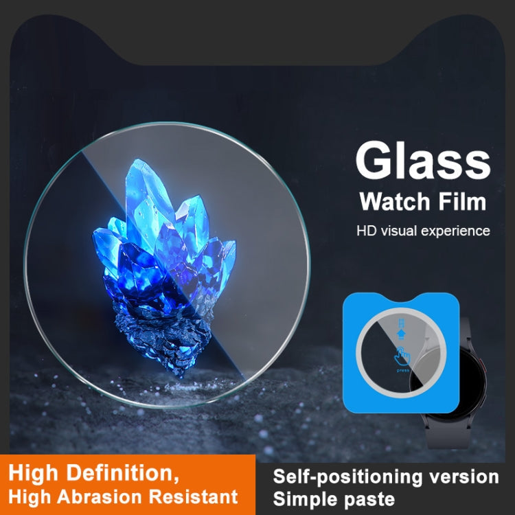 For Samsung Galaxy Watch6 40mm IMAK Tempered Glass Watch Protective Film Self-contained Positioning Version