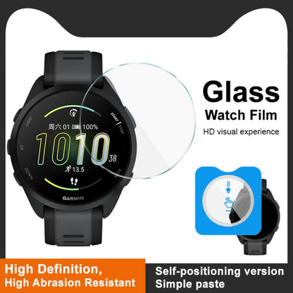 For Garmin Forerunner 165 IMAK Tempered Glass Watch Protective Film Self-contained Positioning Version