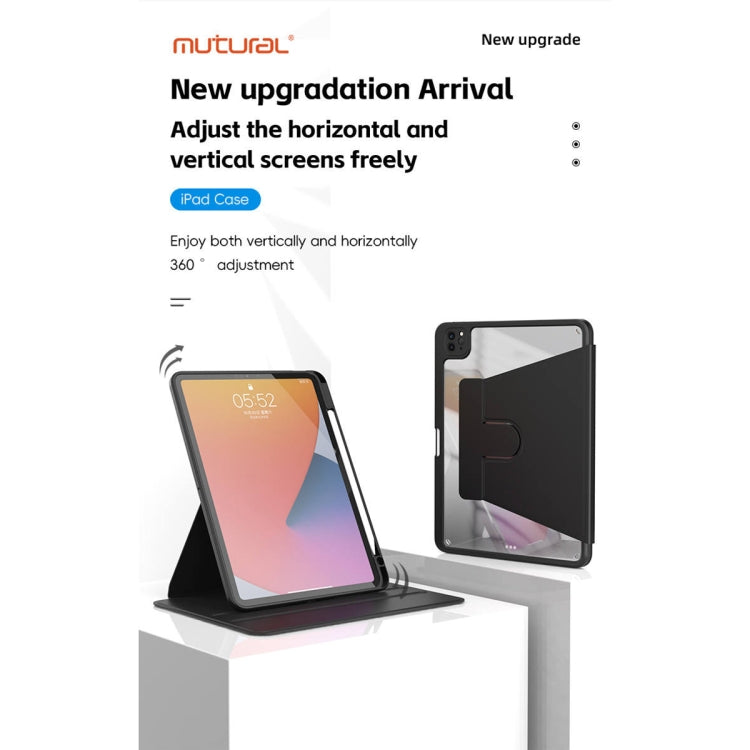 For iPad Pro 11 2025 / 2024 Mutural Jianshang Series Smart Leather Tablet Case(Dark Blue)